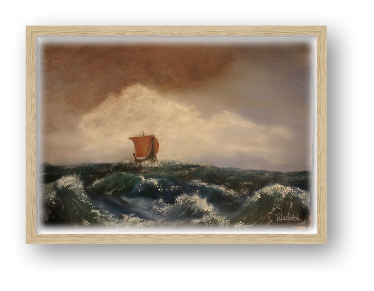 Viking voyage — framed